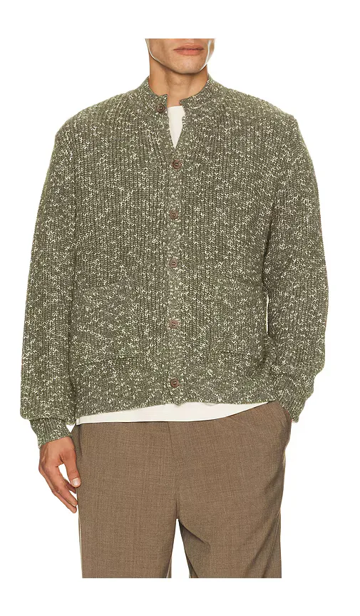 Albers Ribbed Cardigan by Far Afield