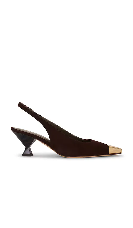 Penelope Suede Slingback Pump by Maria Luca