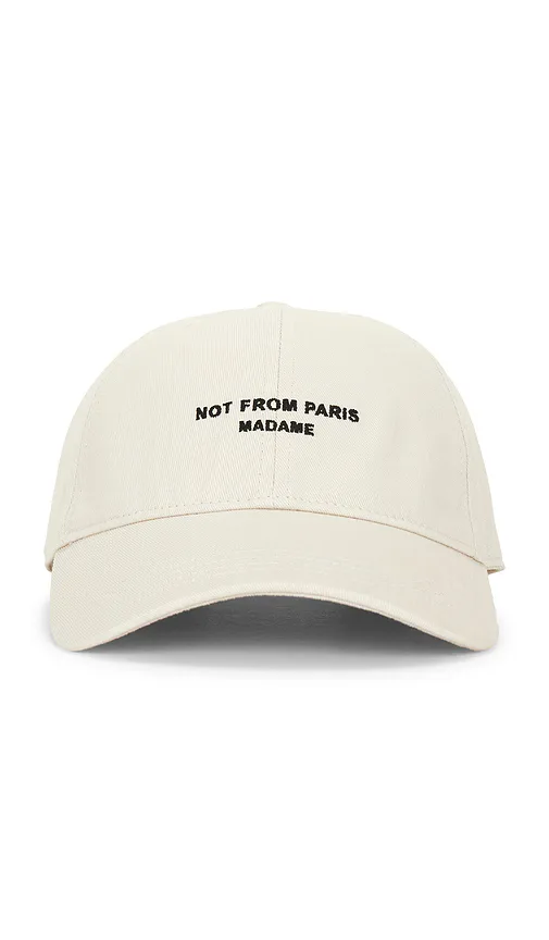 Slogan Cap by Drle De Monsieur