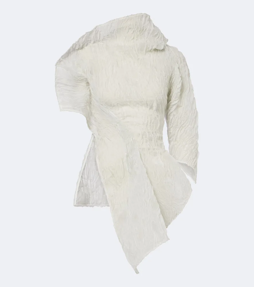 Scintilla Asymmetric Georgette Top by Maticevski