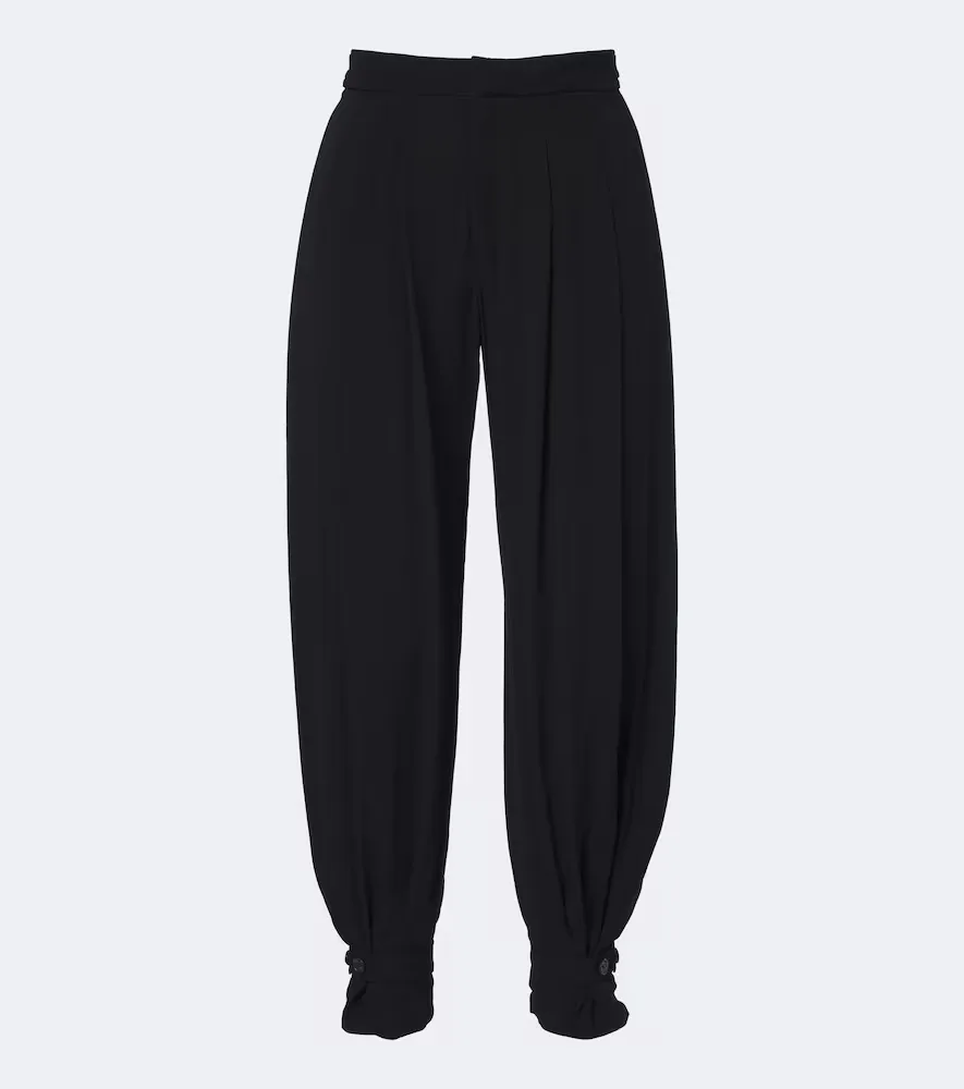 Pleated Crêpe Balloon Pants by Polo Ralph Lauren