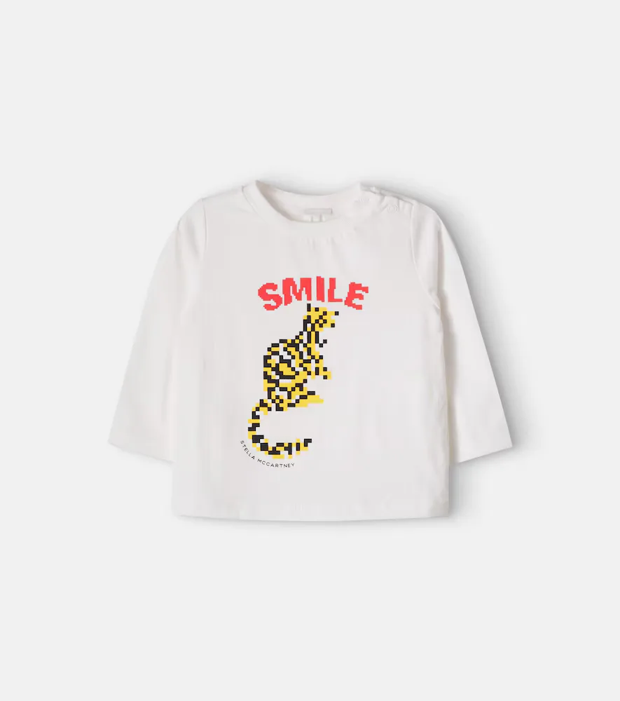 Printed Cotton Jersey T-Shirt by Stella McCartney