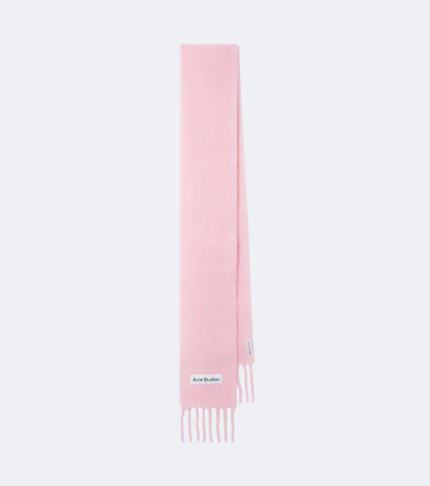 Fringed Alpaca, Wool, and Mohair-Blend Scarf by Acne Studios