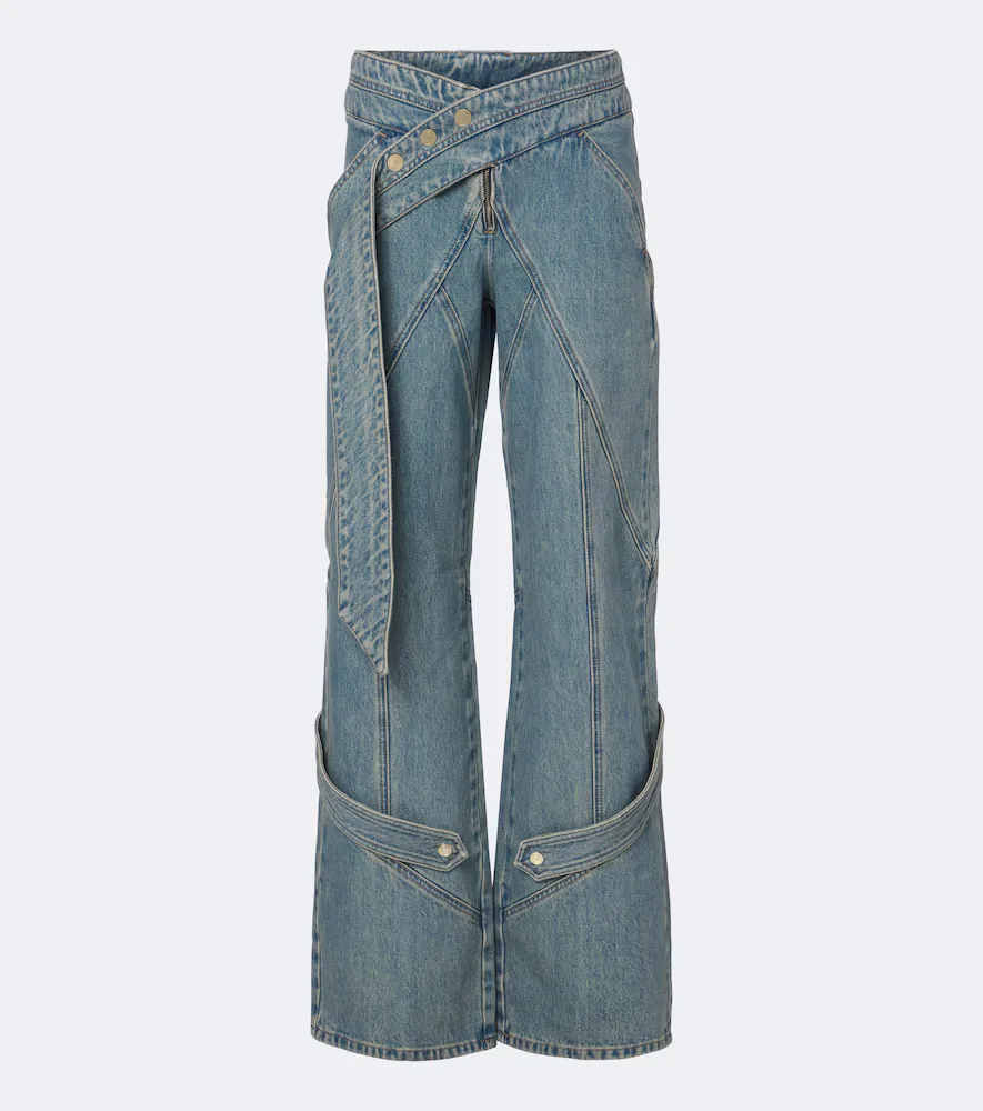 Wide-Leg Jeans by Blumarine