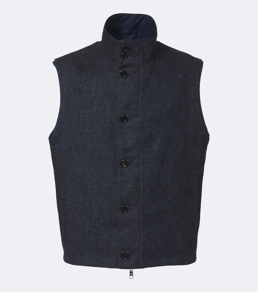 Linen Vest by Dunhill
