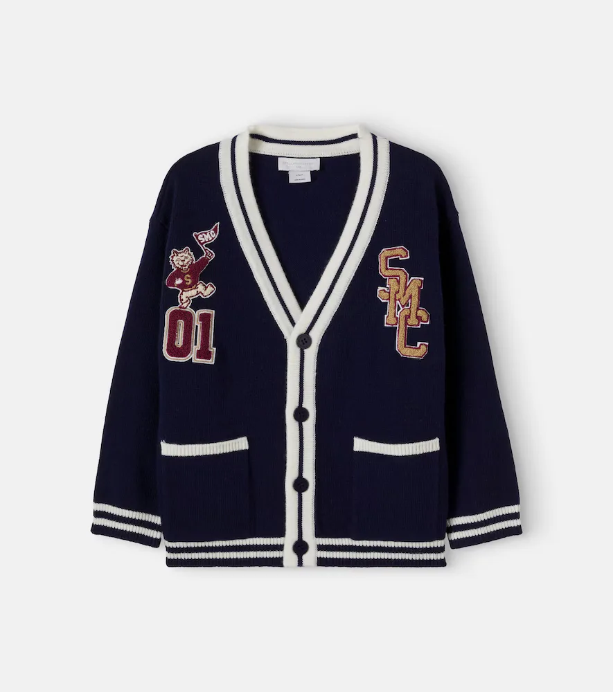 Patch-Appliqué Cardigan by Stella McCartney