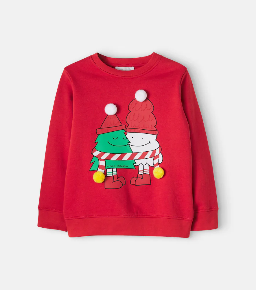 Appliqué Cotton Jersey Sweatshirt by Stella McCartney