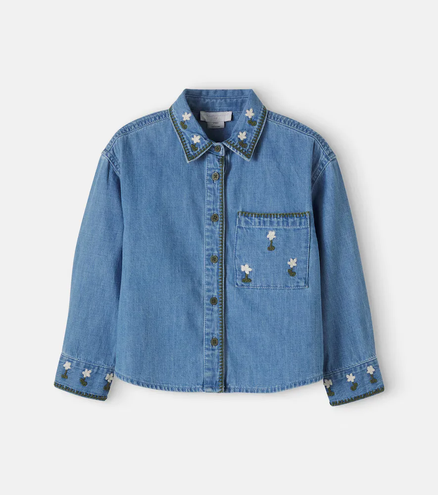 Floral Denim Shirt by Stella McCartney