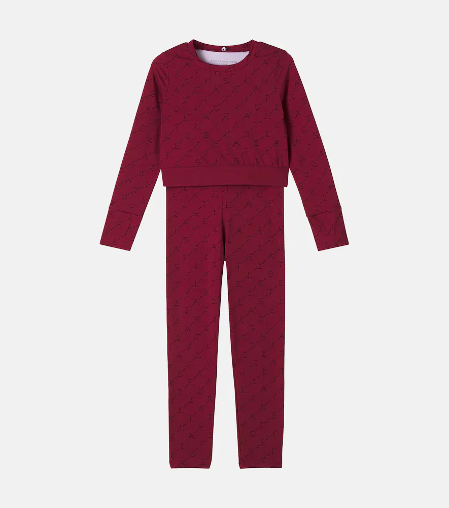 Logo Jersey Sweatshirt and Leggings Set by Stella McCartney