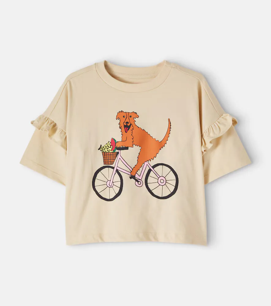 Printed Cotton Jersey T-Shirt by Fabula
