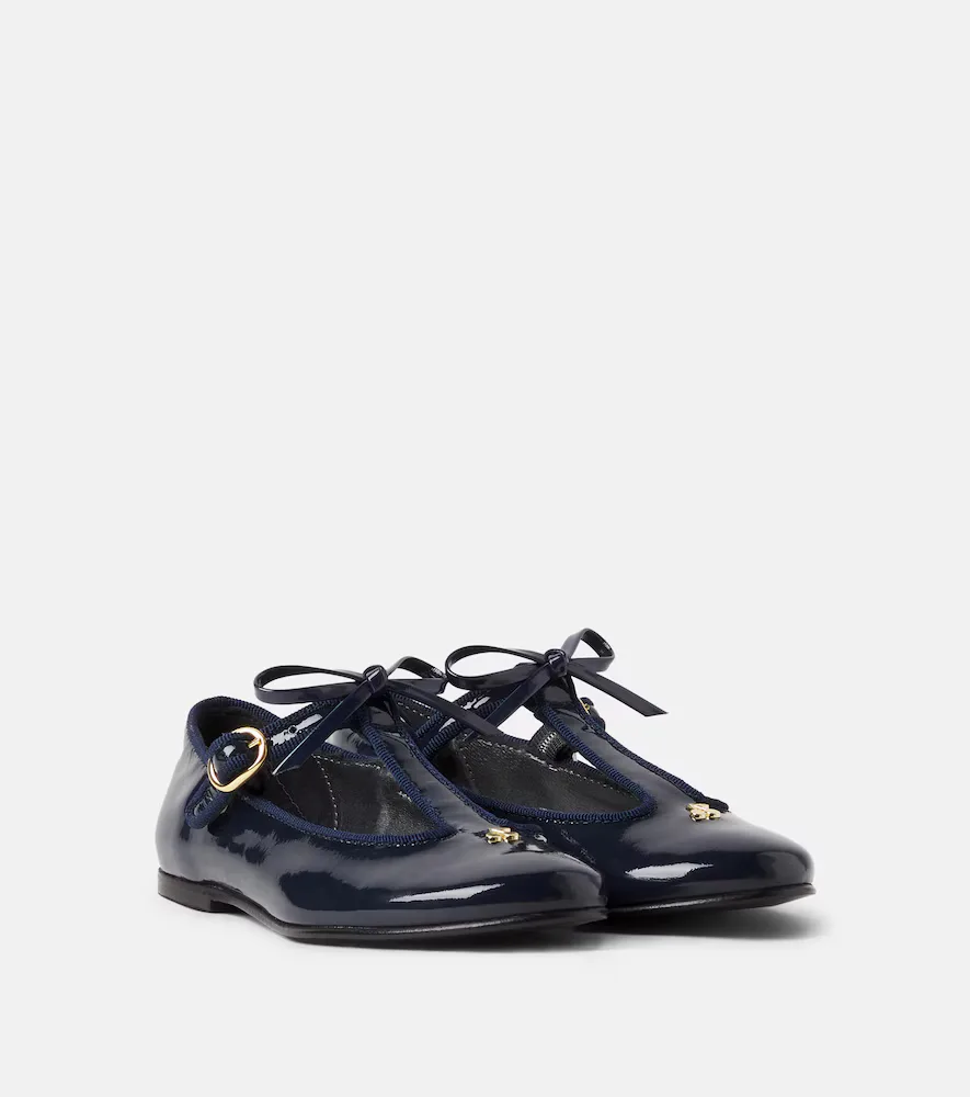 Joyce Patent Leather Mary Jane Flats by Bonpoint