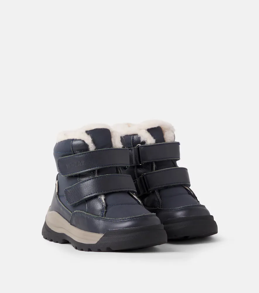 Millas Tex Leather-Trimmed Boots by Wheat