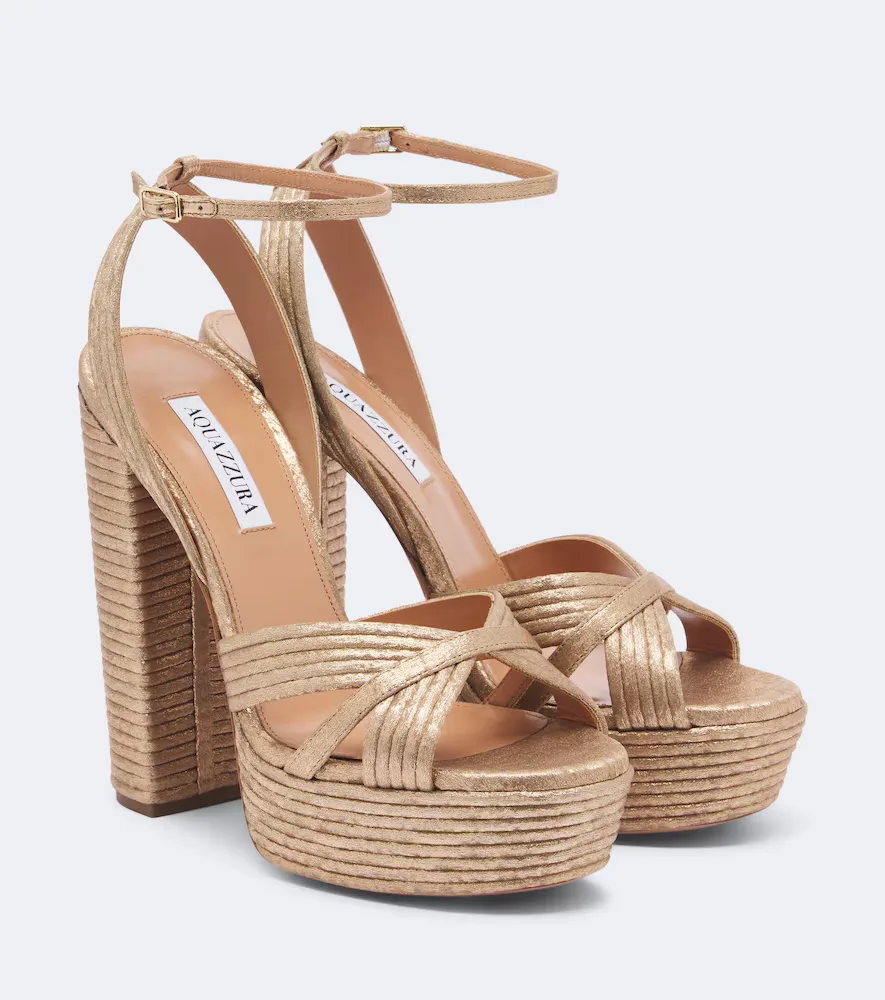 Sundance Platform Sandals by Aquazzura
