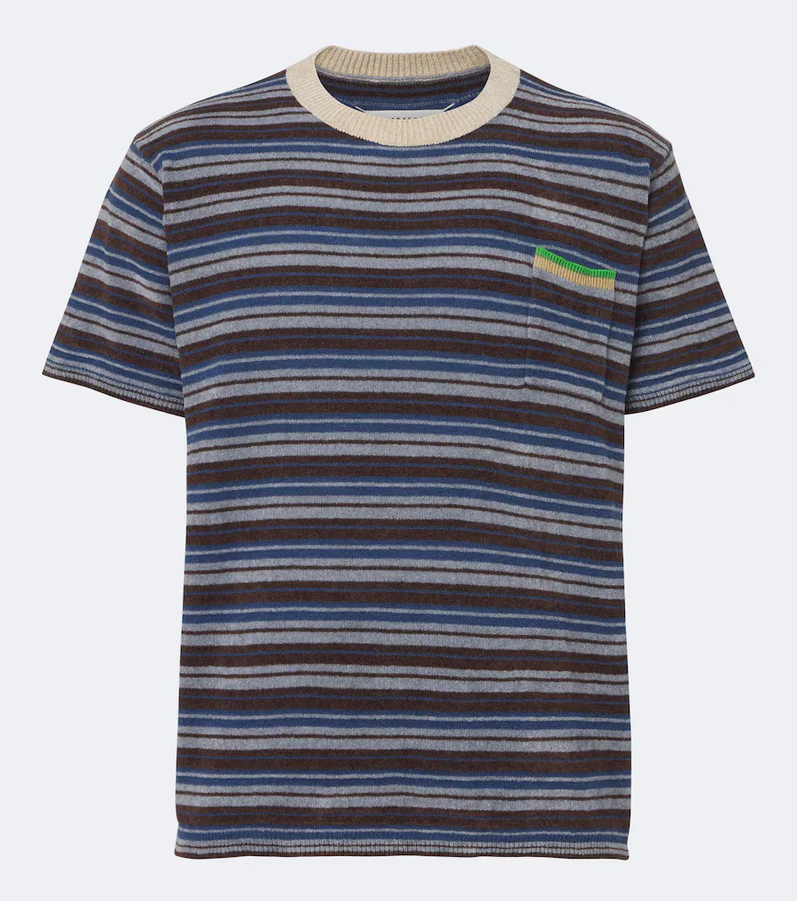 Knitted Striped T-Shirt by Maison Margiela