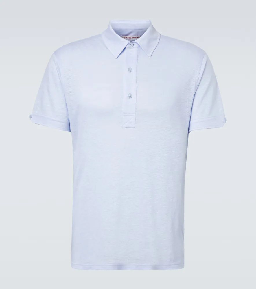 Sebastian Linen Polo Shirt by Orlebar Brown
