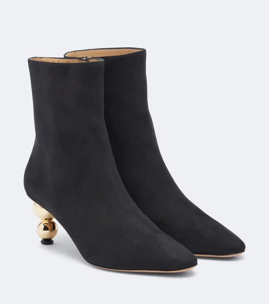 Suede Ankle Boots by Ferragamo