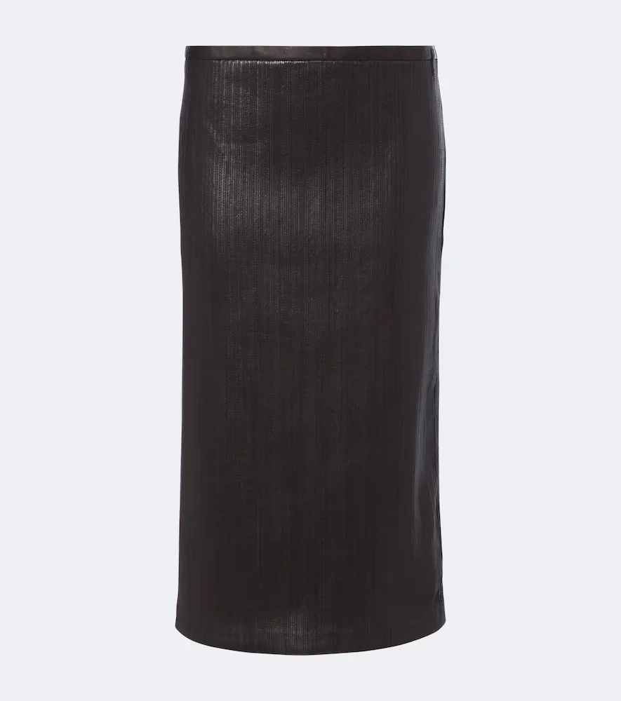 Leather Pencil Skirt by Tom Ford