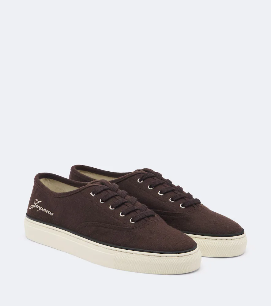 Ff Canvas Sneakers by JACQUEMUS