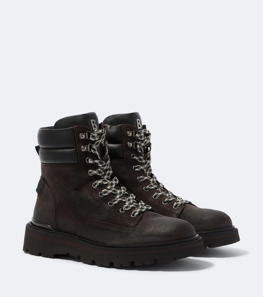 Seoul Suede Lace-Up Boots by Bogner