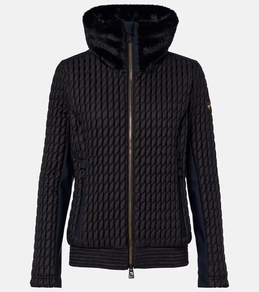 Gillian Teddy-Trimmed Ski Jacket