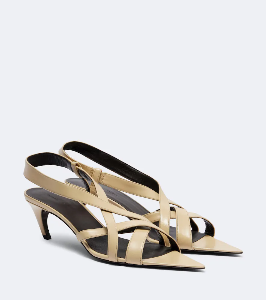 Sadie Leather Slingback Sandals by Khaite