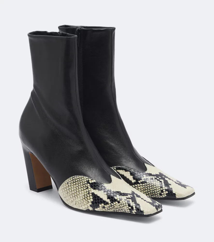 Nevada Leather Ankle Boots