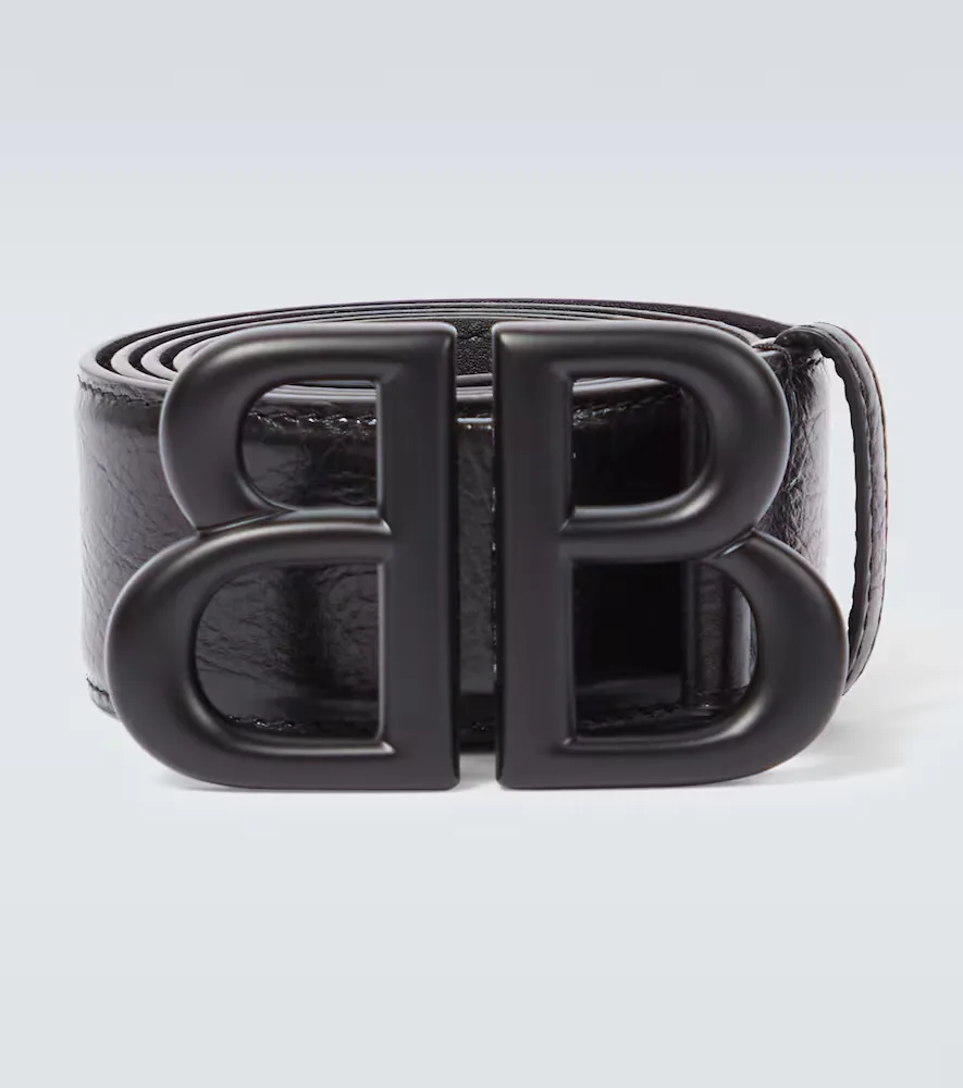 Monaco BB Leather Belt by Balenciaga