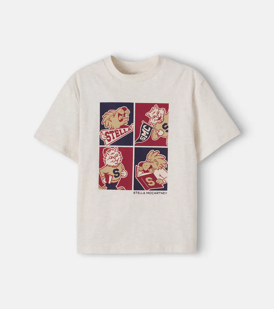 Printed Cotton Jersey T-Shirt by Stella McCartney