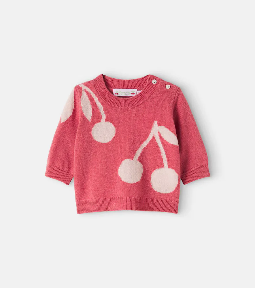 Marilene Intarsia Cashmere Sweater by Bonpoint