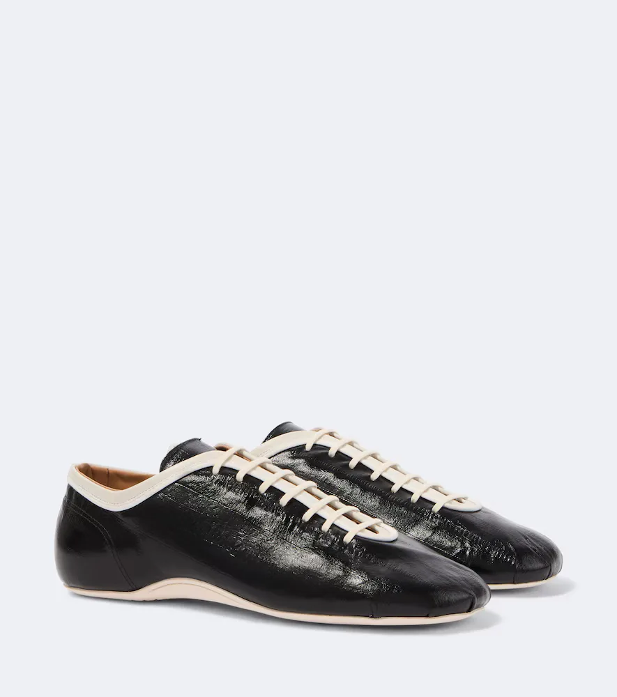 Leather Sneakers by Dries Van Noten