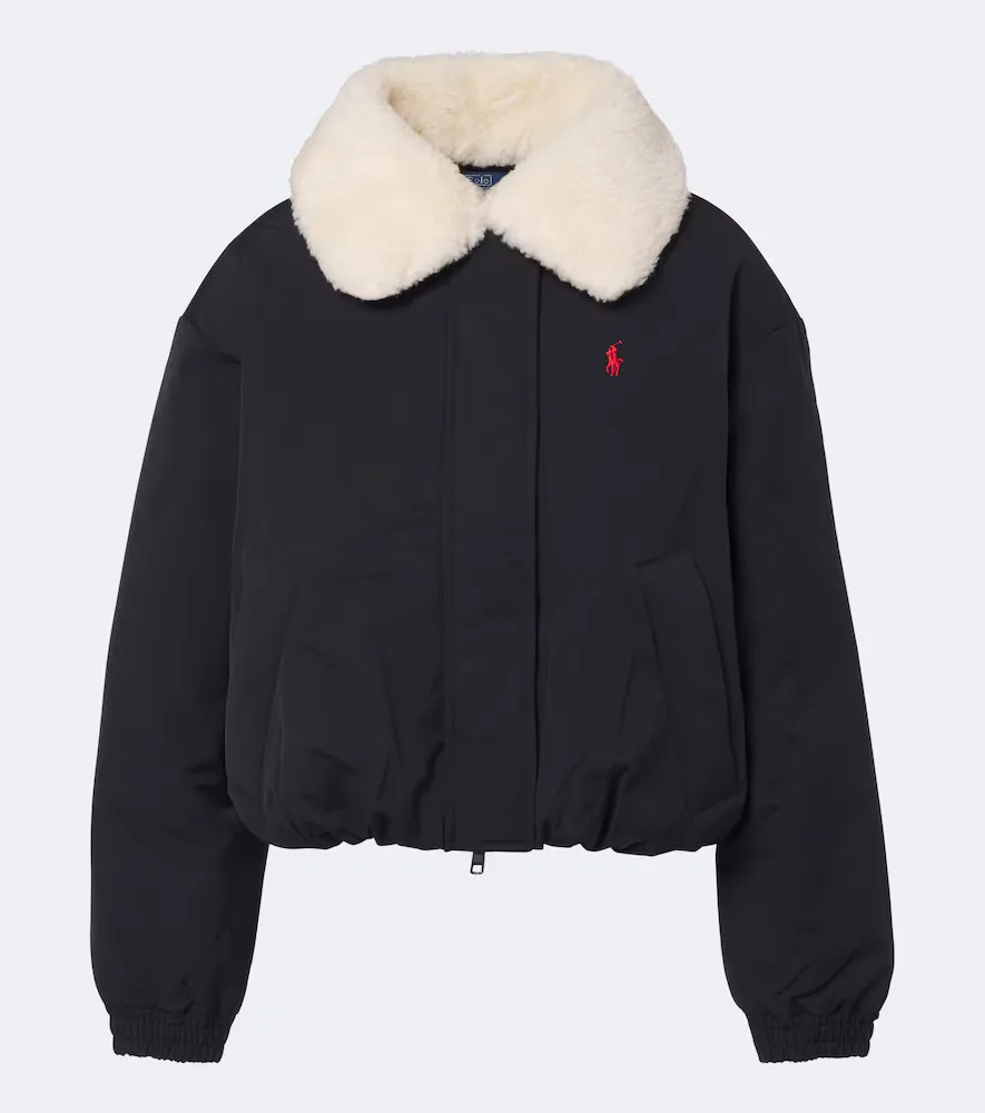 Teddy-Trimmed Blouson Jacket by Polo Ralph Lauren