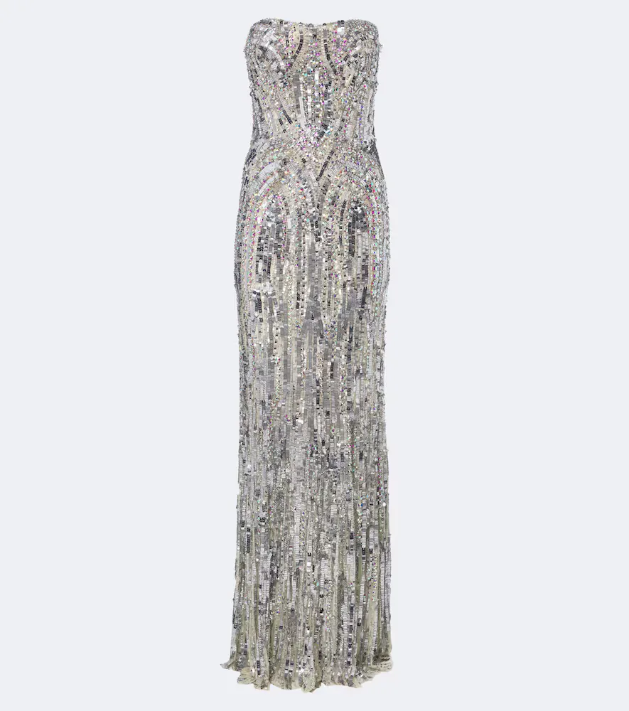Euphoria Embellished Bustier Gown by Jenny Packham