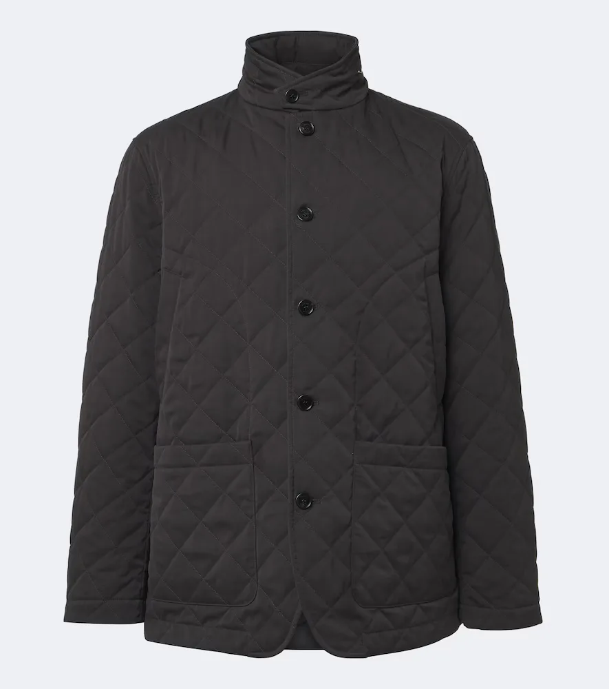Quilted Cotton and Silk Jacket by Dunhill