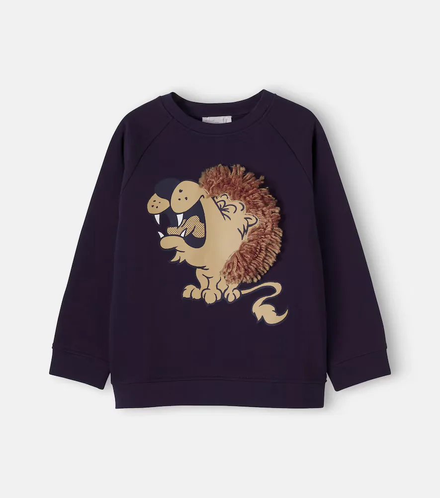 Printed Cotton Fleece Sweatshirt by Stella McCartney