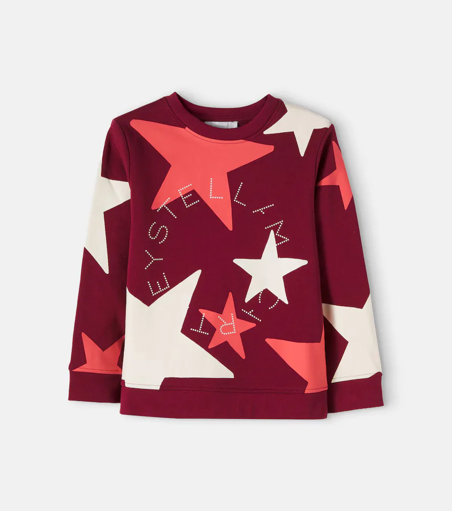 Printed Cotton Fleece Sweatshirt by Stella McCartney