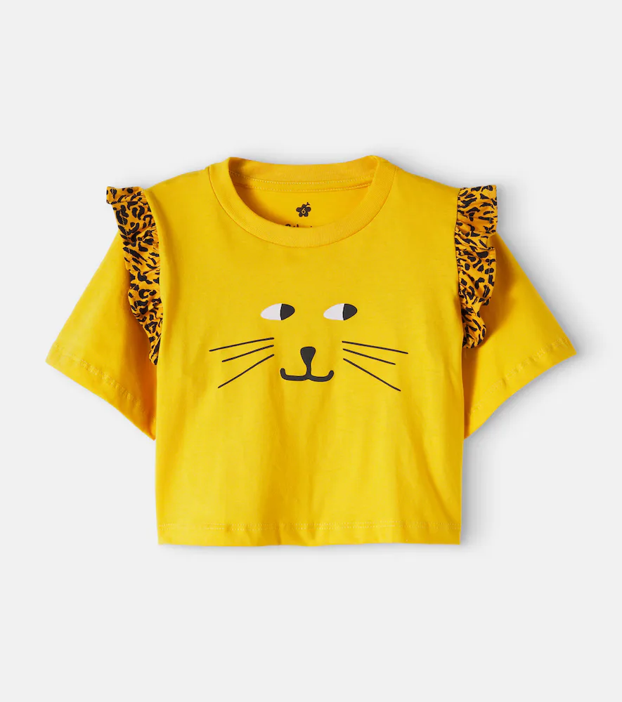 Printed Cotton Jersey T-Shirt by Fabula