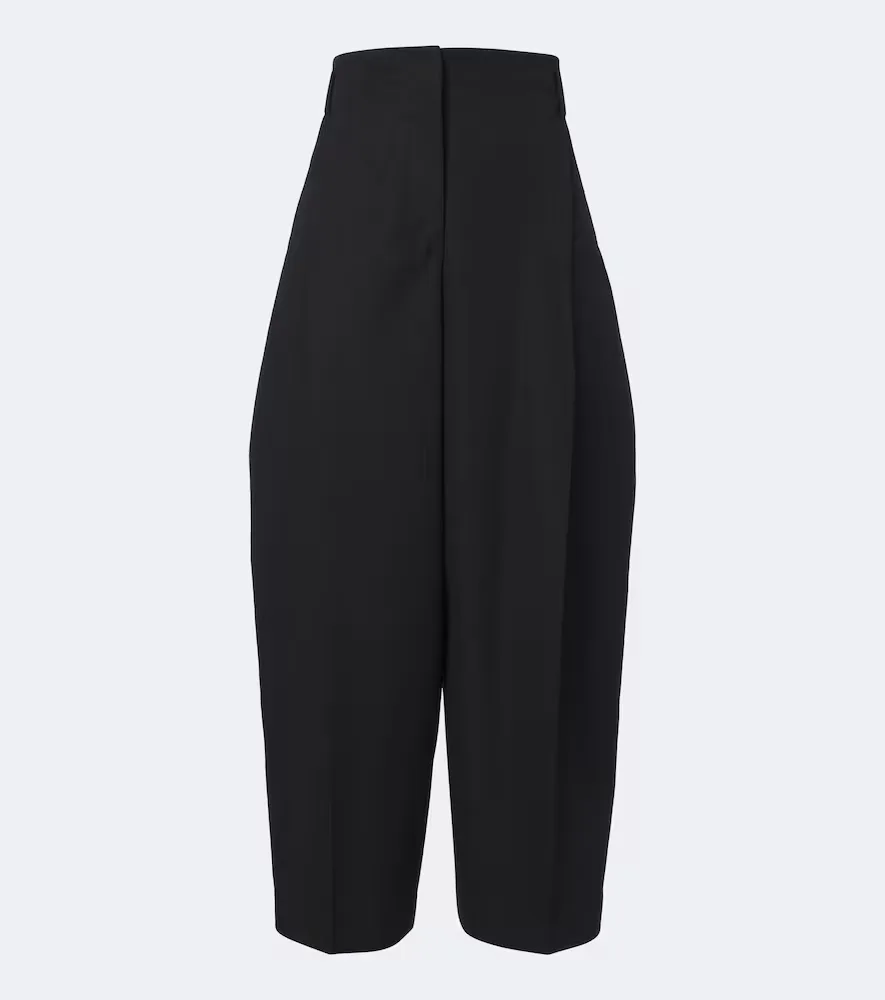 Miami Cropped Virgin Wool Wide-Leg Pants by JACQUEMUS