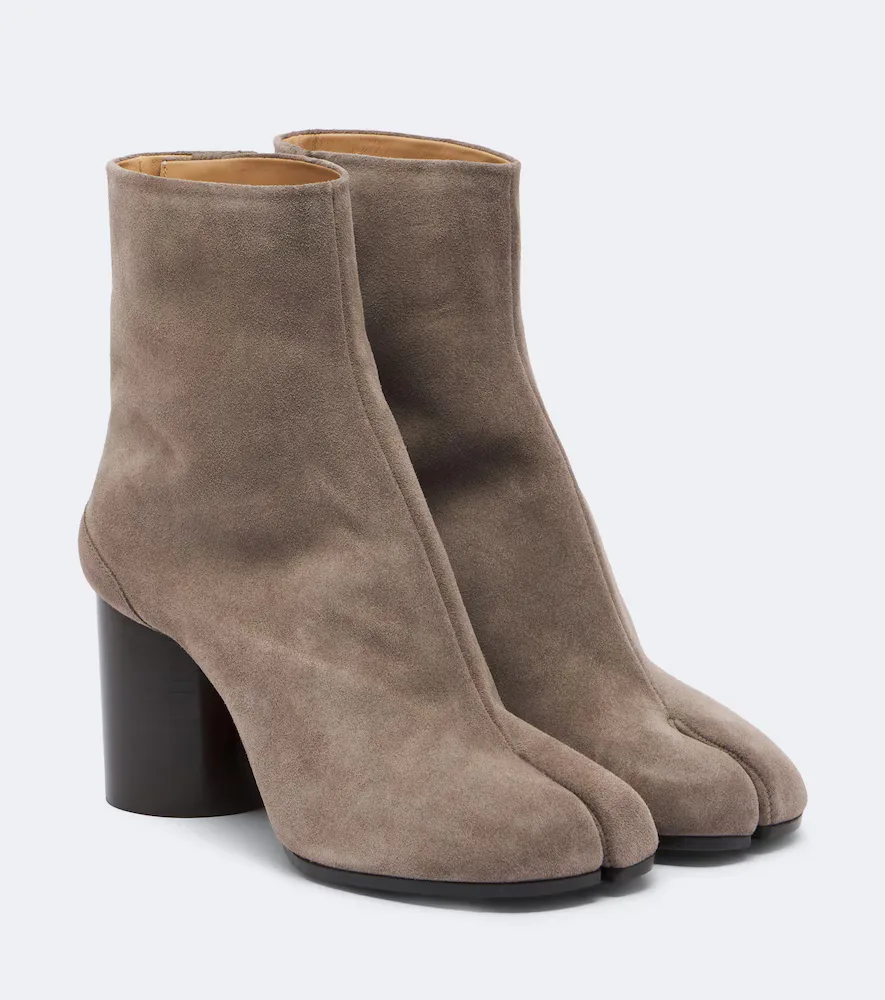 Tabi Suede Ankle Boots by Maison Margiela