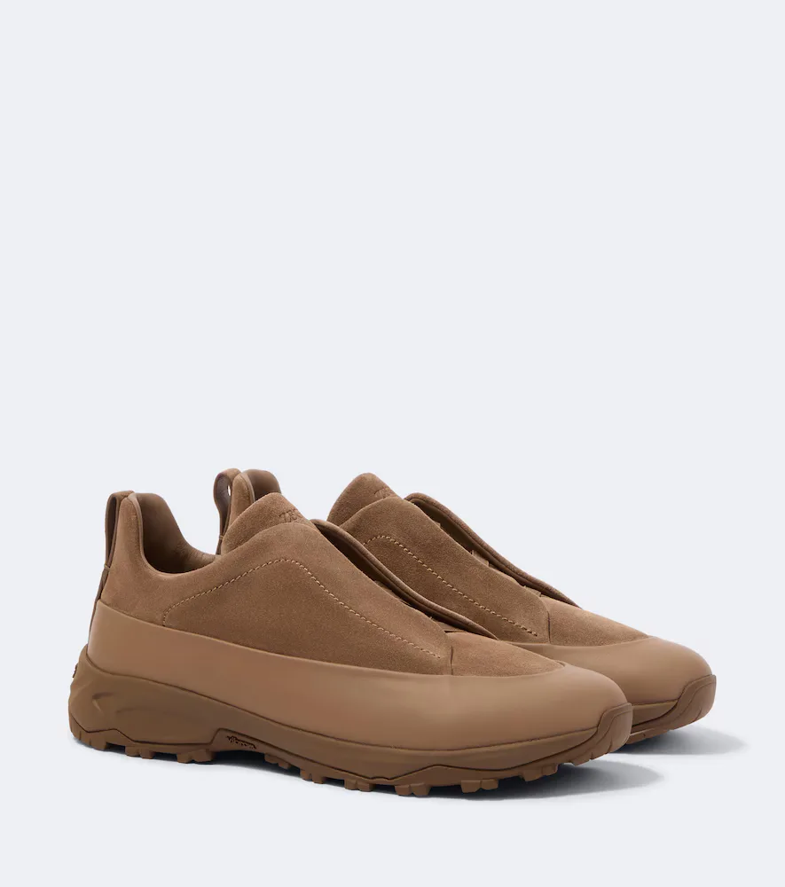 Triple Stitch Monte Suede Sneakers