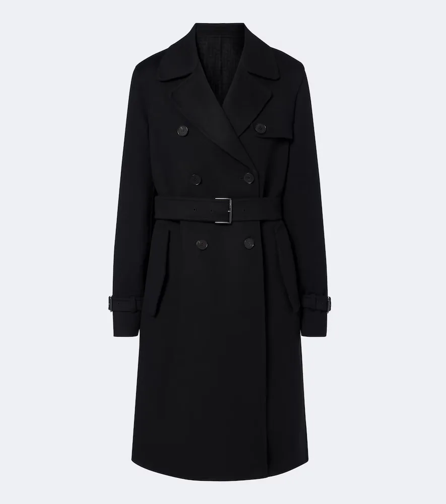 Double-Breasted Wool Coat by FENDI