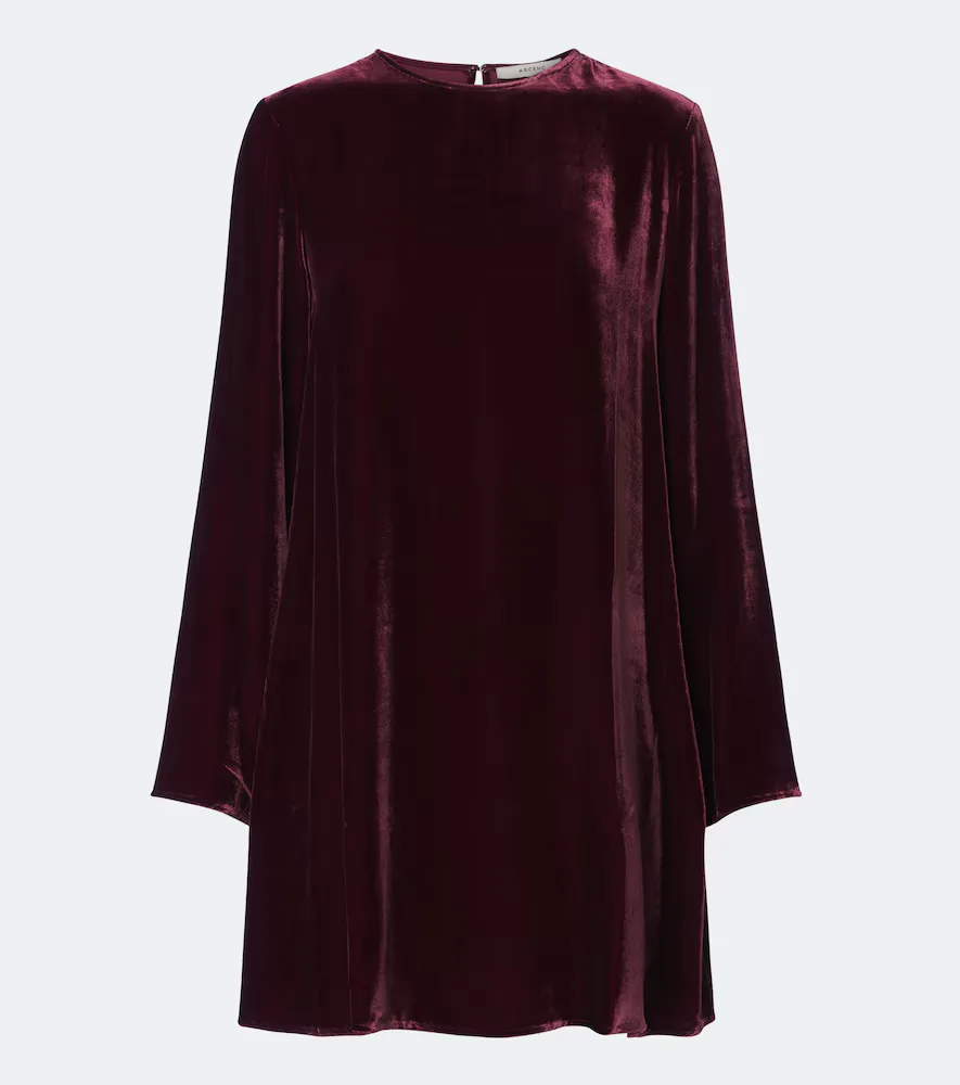 Larissa Velvet Minidress by Asceno