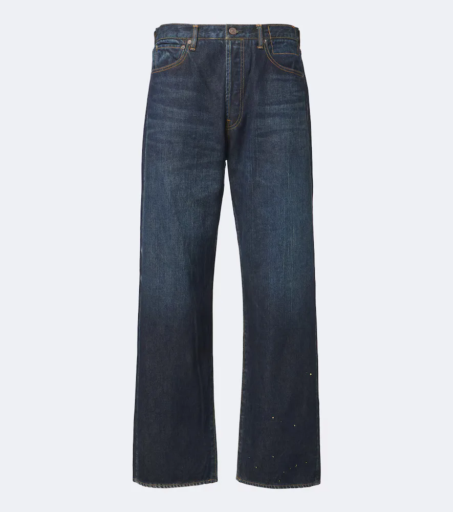 Social Sculpture 01 Faded Wide-Leg Jeans by Visvim