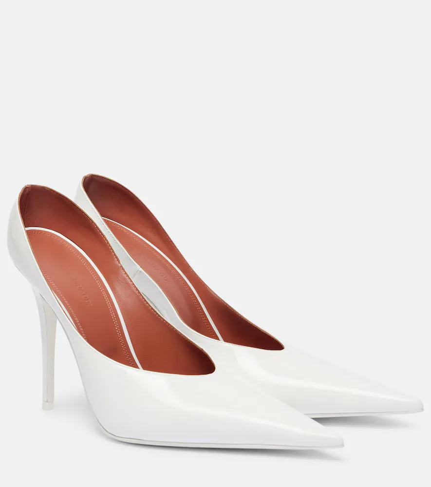 Anok 105 Patent Leather Pumps by Amina Muaddi