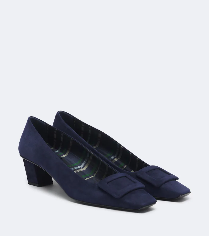 Belle Vivier Suede Pumps by Roger Vivier