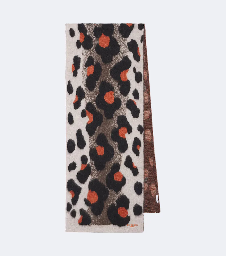 Alpaca and Wool-Blend Jacquard Scarf by GIVENCHY