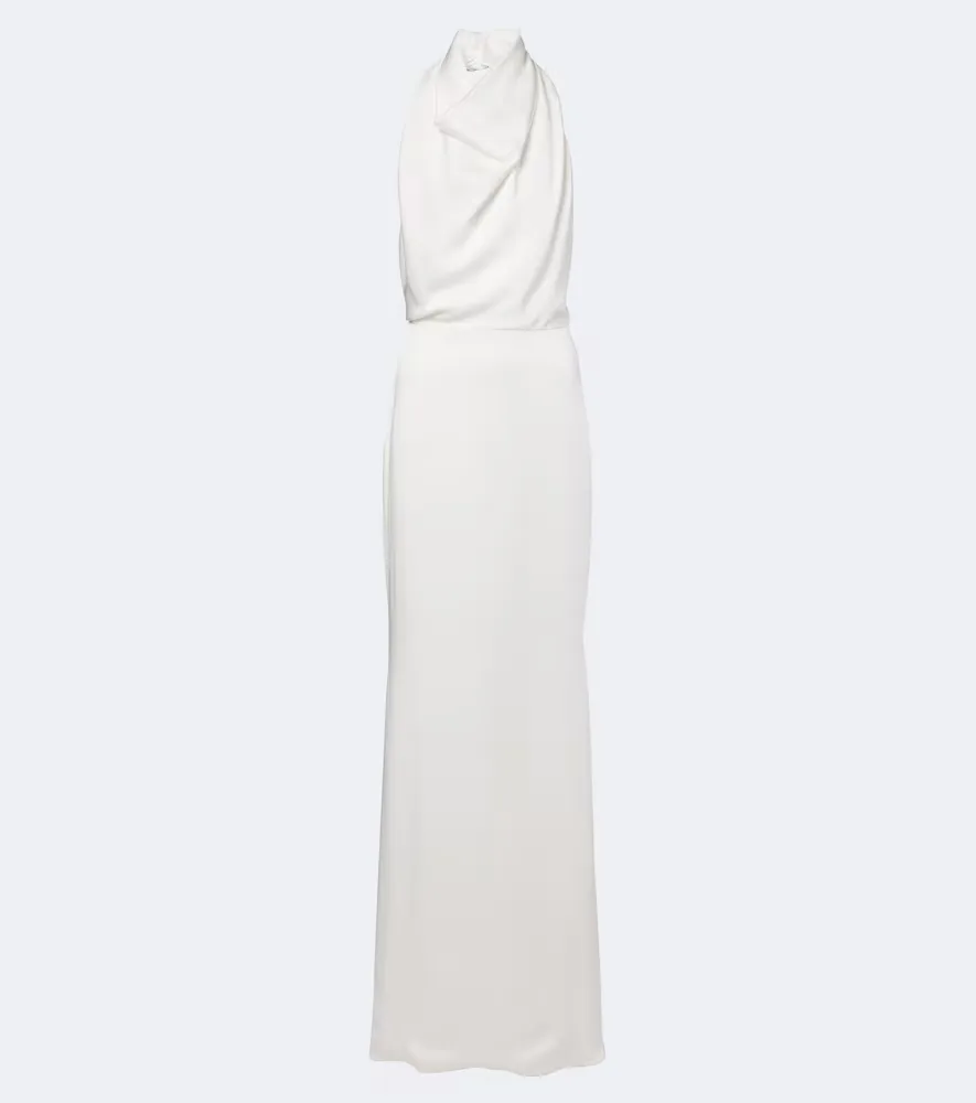 Open-Back Draped Gown by GIVENCHY