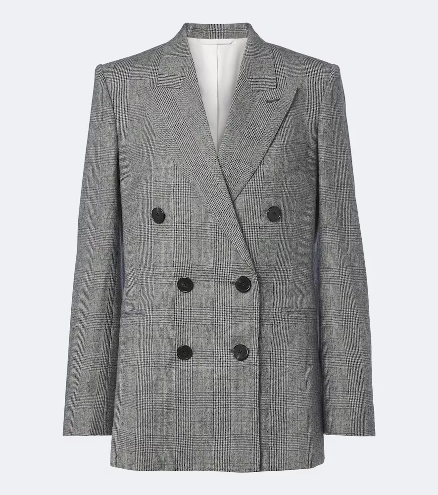 Prince of Wales Check Wool Flannel Blazer by GIVENCHY