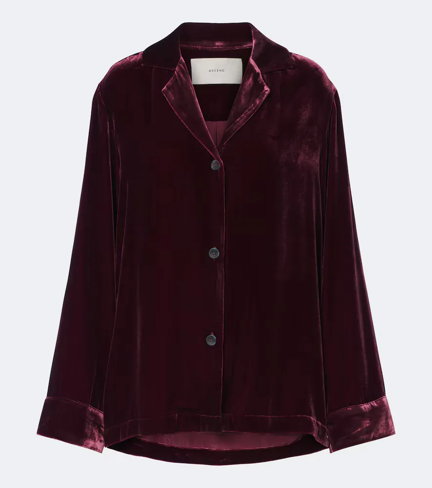 Calabasas Velvet Shirt by Asceno