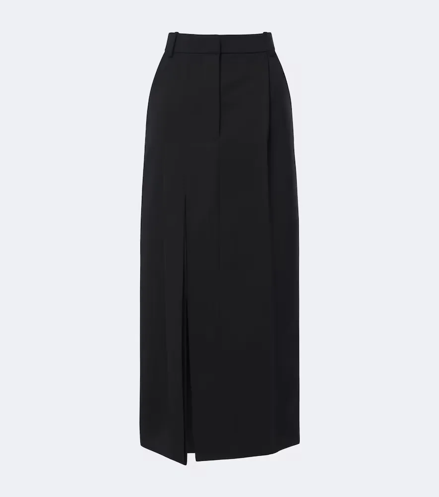 Pleated Wool Midi Skirt by GIVENCHY