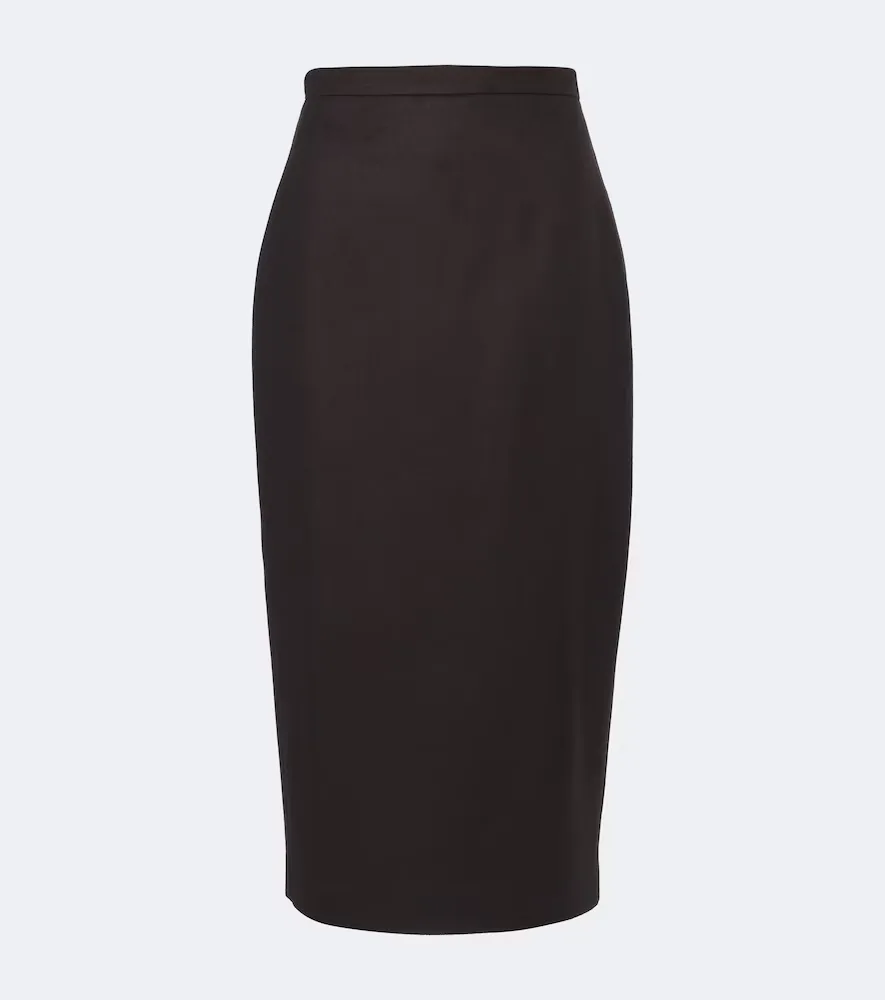Camel Hair Pencil Skirt by Max Mara